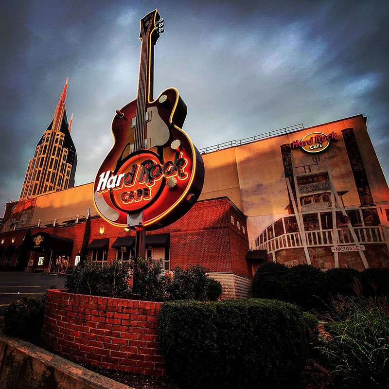 10 Rooftop Restaurants in Nashville - Hard Rock Cafe