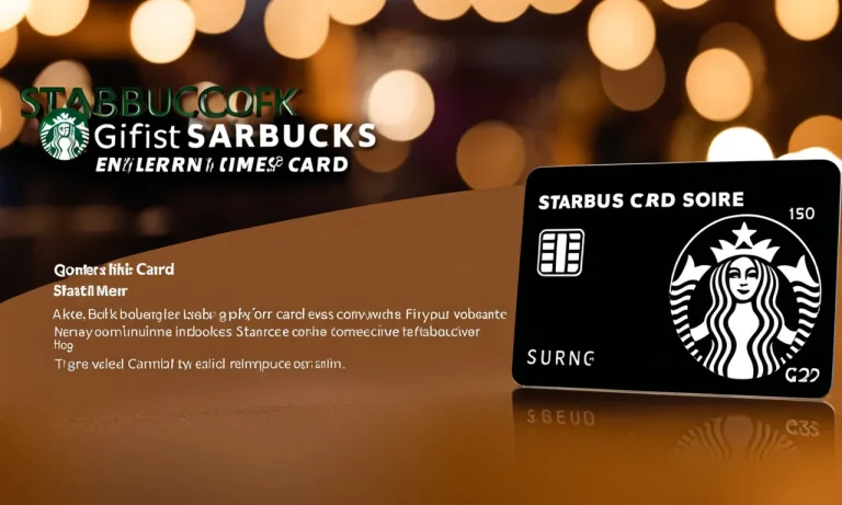 Troubleshooting Tips When Your Starbucks Gift Card Is Not Working
