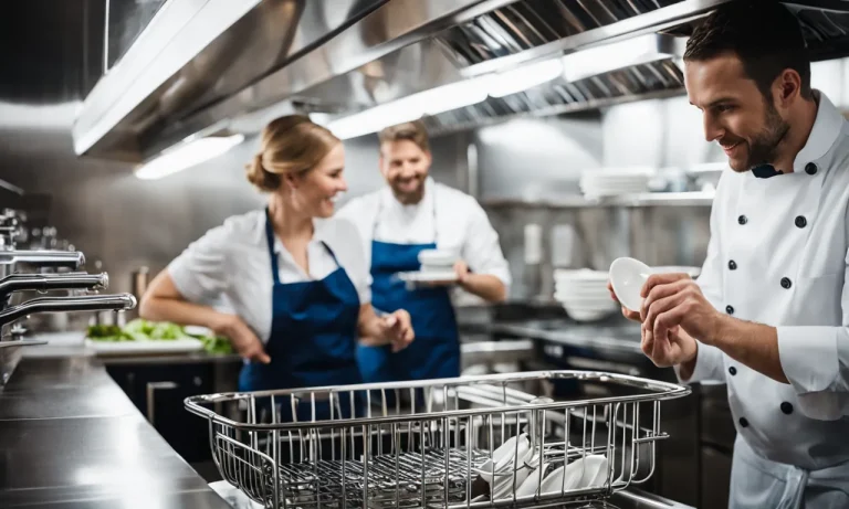 What Does A Dishwasher Do At A Restaurant?