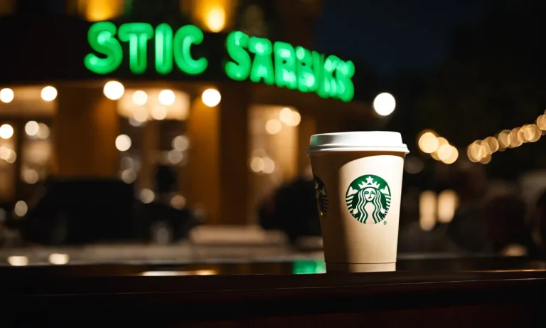 Why Does Starbucks Close So Early? A Detailed Look At Starbucks’ Hours Of Operation